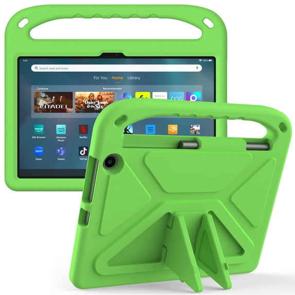 Dteck for All-New Amazon Fire Max 11 Tablet Case(13th Generation, 2023 Release), Lightweight Shockproof Kids Cover with Handle Stand & Kickstand for Kindle Fire Max 11 Tablet,Green