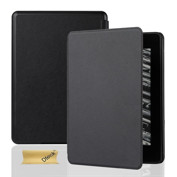 Dteck for All-New Amazon Kindle Paperwhite and Kindle Colorsoft Signature Edition and Kindle Paperwhite Signature Edition Case,Lightweight Foldable Protective Book Cover 7-Inch,Black