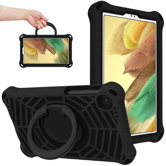 Dteck All-New Fire HD 8 2020 / HD 8 Plus Case, Rugged Shockproof Slim Lightweight for Kids Children Teen Girls Women w/ Hand Grip Fit for All-New Fire HD 8 (10th Generation, 2020 Release), Black