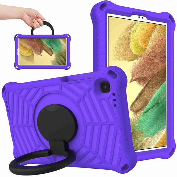 Dteck All-New Fire HD 8 2020 / HD 8 Plus Case, Rugged Shockproof Slim Lightweight for Kids Children Teen Girls Women w/ Hand Grip Fit for All-New Fire HD 8 (10th Generation, 2020 Release),Purple