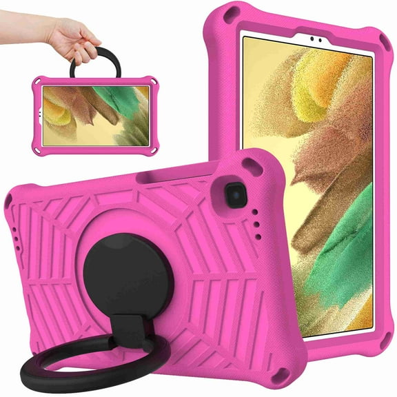 Dteck All-New Fire HD 8 2020 / HD 8 Plus Case, Rugged Shockproof Slim Lightweight for Kids Children Teen Girls Women w/ Hand Grip Fit for All-New Fire HD 8 (10th Generation, 2020 Release),Rose