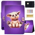 thumbnail image 1 of Dteck All New Kindle Fire HD 10 Tablet & Fire HD 10 Plus (11th Generation,2021 Released) Case, Cute Pattern Folio Flip Case Multi-Angle Viewing Stand, Built-in Credit Card Slots, Fox, 1 of 6