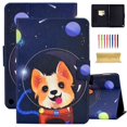 thumbnail image 1 of Dteck All New Kindle Fire HD 10 Tablet & Fire HD 10 Plus (11th Generation,2021 Released) Case, Cute Pattern Folio Flip Case Multi-Angle Viewing Stand, Built-in Credit Card Slots, Dog, 1 of 6