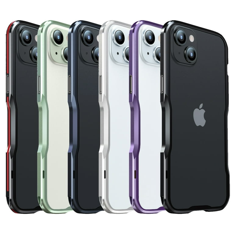 Dteck Aluminum Alloy Bumper for iPhone 15 Plus 6.7 Inch