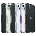 thumbnail image 1 of Dteck Aluminum Alloy Bumper for iPhone 15 Plus 6.7 Inch Bumper Case Frame No Back Slim Cool Design Raised Edge Protection with Screws Driver,Black+Red, 1 of 8