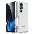 thumbnail image 1 of Dteck Aluminum Bumpers for Samsung Galaxy S24 Ultra with Screw, Bumper Case Metal Frame Bumper Cover Shock Absorbent Slim Cool Design,Silver, 1 of 7
