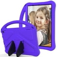 thumbnail image 1 of Dteck for Amazon Fire HD10/HD10 Plus 13th 10th Generation (2023/2021) Tablet Case for Kids - Durable Lightweight EVA Shockproof Protective Handle Stand Cover,Purple, 1 of 6