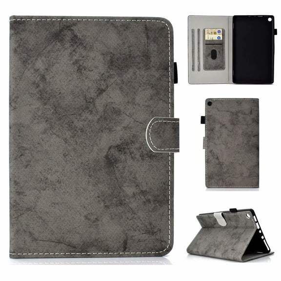 Dteck Amazon Kindle Fire HD10 2015/2017 Case,PU Leather Wallet Protective Case Pattern Stand Shockproof Cover