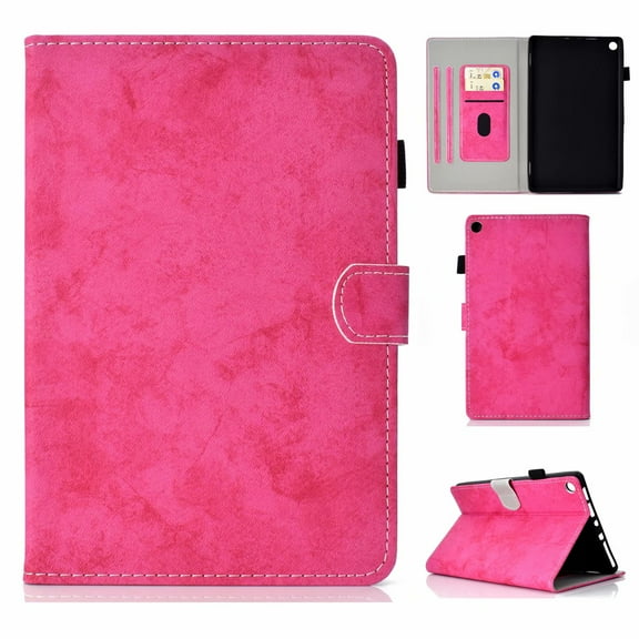 Dteck Amazon Kindle HD8 2016/2017 Case , PU Leather Wallet Protective Case Pattern Stand Shockproof Cover