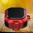 thumbnail image 1 of Dteck Anti-Drop Lock Case for Samsung Galaxy Buds FE 2023/Buds 2 Pro Case 2022/Buds Pro Case 2021 /Buds 2 Case (2021)/Buds Live Case(2020), Full Body Rugged Shell Earbuds Case with Keychain,Red, 1 of 5