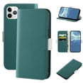 thumbnail image 1 of Dteck for Apple iPhone 11 Pro 5.8 inch Case,Drop Protection Magnetic Closure Flip Holder ID Credit Card Slots Wallet Lychee Texture PU Leather Slim Phone Cover,Green, 1 of 10