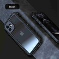 thumbnail image 1 of Dteck Apple iPhone 12 Mini 5.4 Inch Waterproof Case, Built-in Screen Protector IP68 Underwater Full Body Seal Cover Clear Sound Anti-Scratch Heavy Duty Waterproof Cover, Black, 1 of 10
