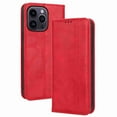 thumbnail image 1 of Dteck for Apple iPhone 13 Pro Max RFID Blocking Card Slots Holder Premium PU Leather Magnetic Kickstand Shockproof Removable Flip Protective Cover,Red, 1 of 5