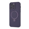 thumbnail image 1 of Dteck for Apple iPhone 13 Silicone Case, Magnetic Stand Compatible with Mag Safe Accessory Military Drop Protection Slim Shockproof Protective Phone Cover, darkpurple, 1 of 7