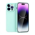 thumbnail image 1 of Dteck for Apple iPhone 14 Liquid Silicone Case, Shockproof Cute Thin Slim Soft Rubber TPU Plain Smooth Gel Anti-Scratch Cover for Women Girl Aesthetic, Matte Solid Protective Cover, blue, 1 of 7