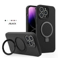 thumbnail image 1 of Dteck for Apple iPhone 14 Plus Silicone Case, Magnetic Stand Compatible with Mag Safe Accessory Military Drop Protection Slim Shockproof Protective Phone Cover, black, 1 of 7