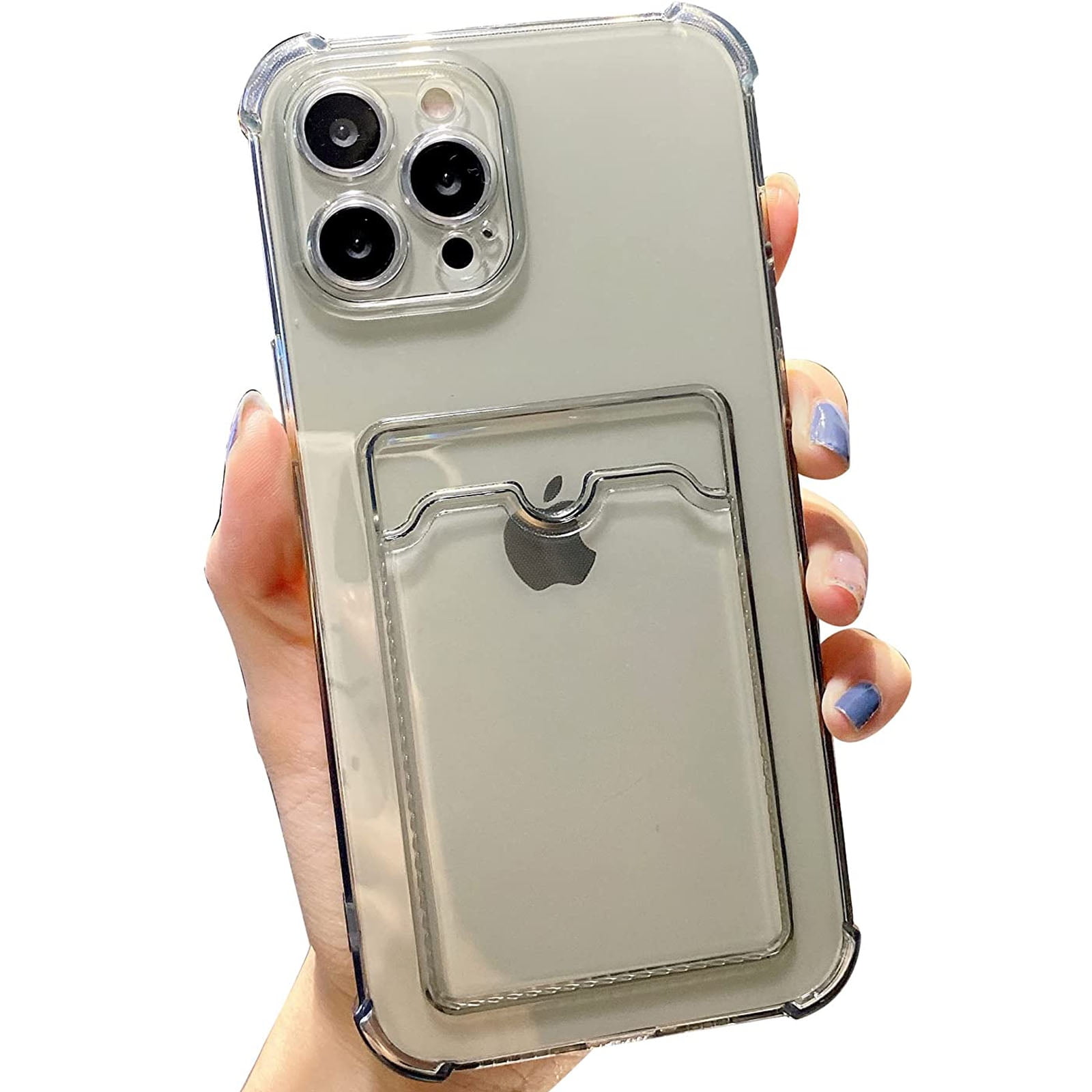 Dteck for Apple iPhone 14 Pro max Case, Clear Protective Back Card