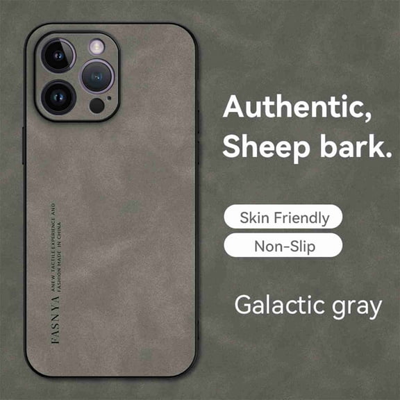 Dteck for Apple iPhone 15 Pro Ultra Slim Thin Case, Luxury Premium PU Leather Stylish Soft Grip Shockproof Anti-Scratch Classic Business Protection Case Cover, blue