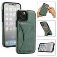 thumbnail image 1 of Dteck for Apple iPhone XS Max Wallet Case with Card Holder, Shockproof Slim Premium PU Leather Protective Cover Flip Back Wallet Purse Case with Card Slots & Stand, green, 1 of 6