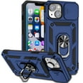 thumbnail image 1 of Dteck Armor Case for iPhone 14 Plus Stand Case with Slide Camera Cover Kickstand Military Grade Shockproof Heavy Duty Protective Magnetic Case for iPhone 14 Plus 6.7-inch,Blue, 1 of 8