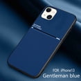 thumbnail image 1 of Dteck Back Case For Apple iPhone 13,Luxury Slim Hybrid Shockproof Rubber Silicone TPU Protective Classical Phone Cover(Blue), 1 of 8