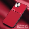 thumbnail image 1 of Dteck Back Case For Apple iPhone 13 Mini,Luxury Slim Hybrid Shockproof Rubber Silicone TPU Protective Classical Phone Cover(Red), 1 of 8