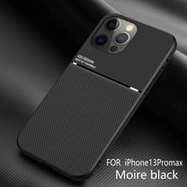 Dteck Back Case For Apple iPhone 13 Pro,Luxury Slim Hybrid Shockproof Rubber Silicone TPU Protective Classical Phone Cover(Black)