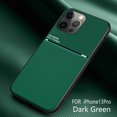 thumbnail image 1 of Dteck Back Case For Apple iPhone 13 Pro,Luxury Slim Hybrid Shockproof Rubber Silicone TPU Protective Classical Phone Cover(Green), 1 of 8