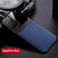 thumbnail image 1 of Dteck Back Phone Case for Samsung Galaxy S21 Ultra 5G 4G Shockproof PU Leather Hybrid Slim Leather Classical Fashion Cell Cases Women Men, Blue, 1 of 3