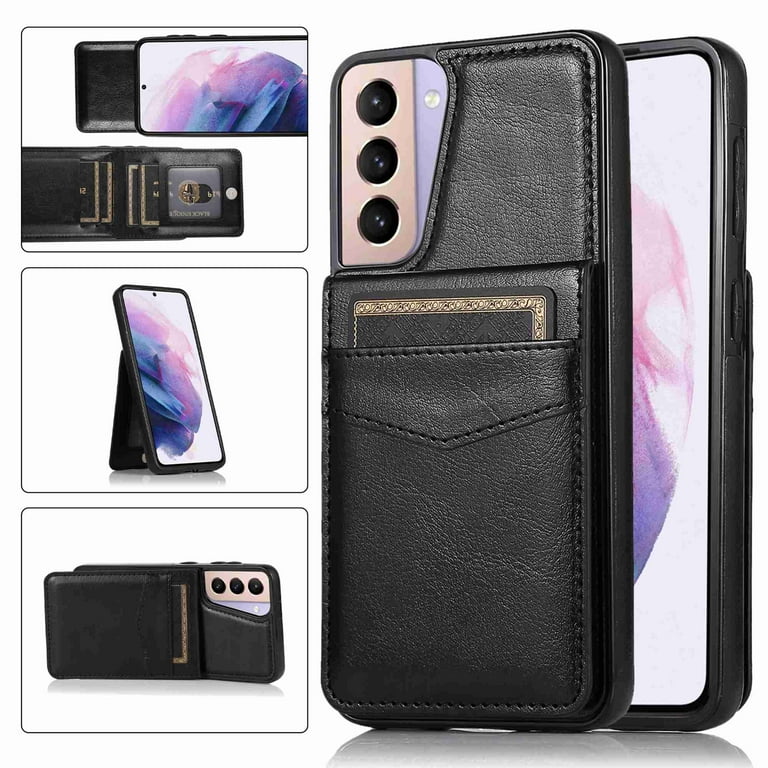 Card Holder Galaxy S21 5g Led Wallet Cover Galaxy S21+ Samsung Led