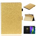 thumbnail image 1 of Dteck Bling Case For Apple iPad Pro 11 inch 2020 Model, Glitter PU Leather Folding Stand Folio Smart Shell Folio Case For iPad A2228/A2068/A2230/A2231, Gold, 1 of 8