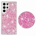 thumbnail image 1 of Dteck Bling Case for Samsung Galaxy S24, Women Girls Sparkly Glitter Shiny Soft TPU Rubber Ultra Slim Shockproof Hard Protective Cover, Pink, 1 of 5
