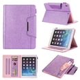 thumbnail image 1 of Dteck Bling Tablet Case Suitable for New iPad 7th Generation 10.2 Inch Tablet, Card Holder & Fold Stand Premium PU Leather Compatible with Apple iPad 10.2 Case [purple], 1 of 11