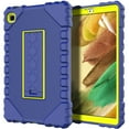 thumbnail image 1 of Dteck Built-in Screen Protector Case for Samsung Galaxy A7 Lite 8.7-inch T220 T225,Shockproof Rubber Armor Kickstand Case 3-Layer Protection Cover for Galaxy A7 Lite 8.7-inch 2021,Blue, 1 of 6