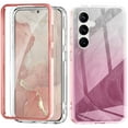 thumbnail image 1 of Dteck Built-in Screen Protector Case for Samsung Galaxy S24 Plus,Compatible with Mag-Safe Slim TPU+PC Full-Body Stylish Shockproof Protective Cover,Pink, 1 of 7