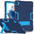 thumbnail image 1 of Dteck with Screen Protector Case for Samsung Galaxy Tab A9 Plus 11-inch (X210/X215/X216/X218),Shockproof 3-Layer Protection Kickstand Case Heavy Duty Cover for Galaxy Tab A9+,Navy+Blue, 1 of 7