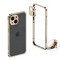 thumbnail image 1 of Dteck Bumper Case for iPhone 15 Plus, Ultra-Thin Metal Frame + Camera Lens Protector Case Shockproof Heat Dissipation Bumper for iPhone 15 Plus,Gold, 1 of 8