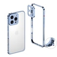 thumbnail image 1 of Dteck Bumper Case for iPhone 15 Pro Max, Ultra-Thin Metal Frame + Camera Lens Protector Case Shockproof Heat Dissipation Bumper for iPhone 15 Pro Max,Blue, 1 of 8