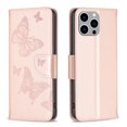 thumbnail image 1 of Dteck Butterfly Pattern Case For iPhone 14 Pro,Magnetic Leather Card Wallet Case Kickstand Cover with Wrist Strap for iPhone 14 Pro 6.1-inch,Pink, 1 of 6