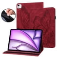thumbnail image 1 of Dteck Butterfly Pattern Case for iPad Air 13 inch 2025/2024,Magnetic PU Leather Smart Auto Wake/Sleep Folio Stand Case Card Slot Pencil Holder Cover for iPad Air 13-in. M3/M2,Red, 1 of 8