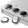 thumbnail image 1 of Dteck Camera Lens Protector for Samsung Galaxy S25, Individual Metal Ring 9H Hardness HD Tempered Glass Camera Screen Protector Cover for Galaxy S25,Gray, 1 of 6