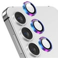 thumbnail image 1 of Dteck Camera Lens Protector for Samsung Galaxy S25, Individual Metal Ring 9H Hardness HD Tempered Glass Camera Screen Protector Cover for Galaxy S25,Multicolour, 1 of 6