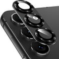thumbnail image 1 of Dteck Camera Lens Protector for Samsung Galaxy S25 Plus / S25+, [Full Protection] HD Tempered Glass with Alloy Metal Ring Camera Cover Accessories,Black, 1 of 5