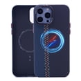 thumbnail image 1 of Dteck Carbon Fiber Texture Case for iPhone 13, Compatible with MagSafe, Military-Grade Drop Protection Hybrid Shockproof Magnetic Protective Cover for iPhone 13,Blue Gray, 1 of 5