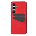 thumbnail image 1 of Dteck Card Slots Wallet Case for Samsung Galaxy S24 Plus,Shockproof PU Leather Case Slim TPU Back Cover,Red, 1 of 7