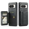 thumbnail image 1 of Dteck Card Wallet RFID Blocking Case for Google Pixel 9 / 9 Pro,Magnetic Leather Case Card Slots with Finger Clip Kickstand Shockproof Back Cover,Black, 1 of 8