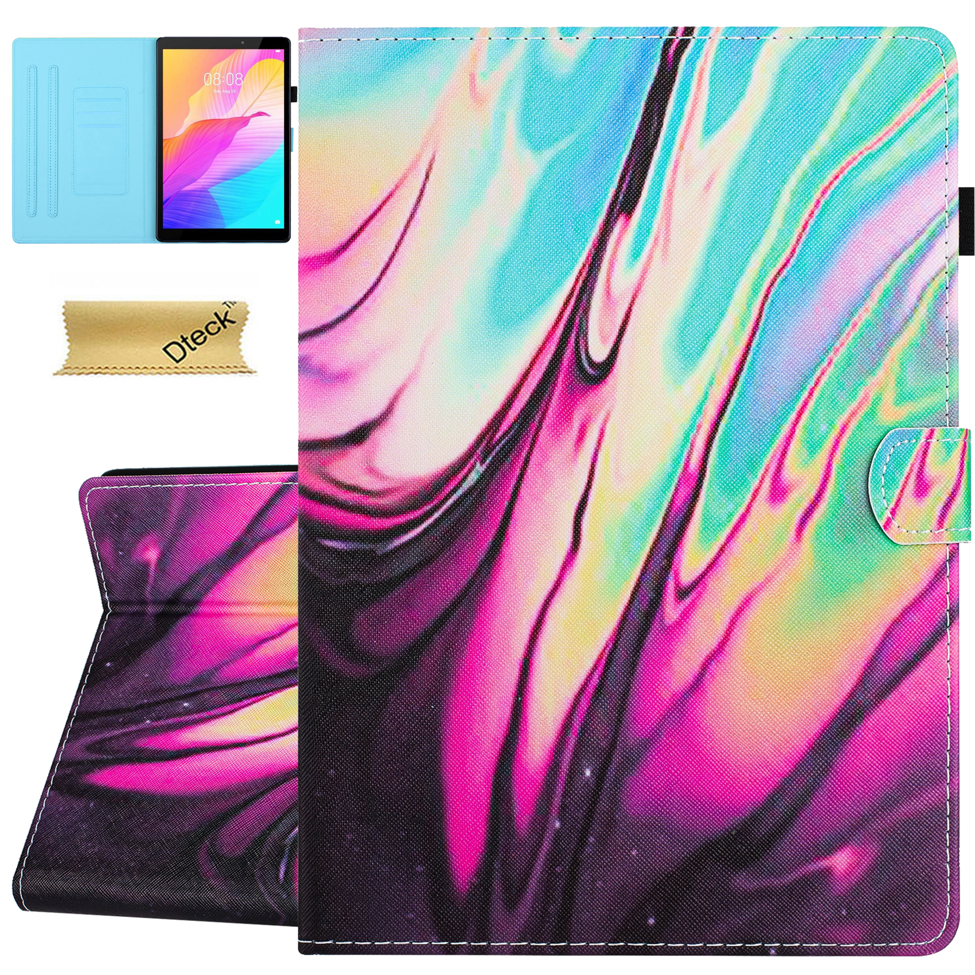 Dteck Case for 6 Inch Kindle (2022 Release), Pretty Marble Pattern