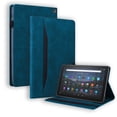 thumbnail image 1 of Dteck Case for All-New Amazon Fire HD 10 and Fire HD 10 Plus Tablet (Only Compatible with 11th Generation 2021 Release), Multiple Viewing Angles Stand Folio Cover with Pocket Auto Wake/Sleep,Blue, 1 of 6