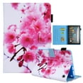 thumbnail image 1 of Dteck Case for All-New Amazon Kindle Fire 7 Tablet 12th Generation (2022 Release),Magnetic Leather Pattern Card Slots Wallet Smart Case Shockrpoof Rubber Kickstand Cover,Pink Cherry, 1 of 5