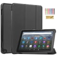 thumbnail image 1 of Dteck Case for All-New Amazon Kindle Fire HD 8 & 8 Plus Tablet (12th Generation/10th Generation, 2022/2020 Release) 8", Slim Folding Stand Cover with Auto Wake/Sleep,Black, 1 of 8